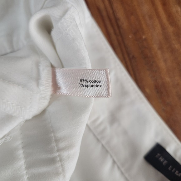 The Limited Drew Fit White Chinos Straight Leg Low Rise Pants Cotton 4L Vintage - Picture 12 of 12